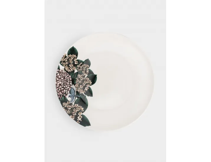 Набор обеденный 4 персоны 16 предметов бело-синий Гортензия Maxwell & Williams Воспоминание