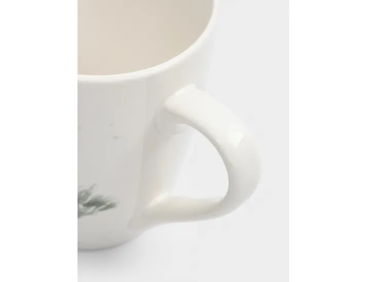 Кружка 350 мл 2 шт белая Олени в лесу Anna Lafarg Maral