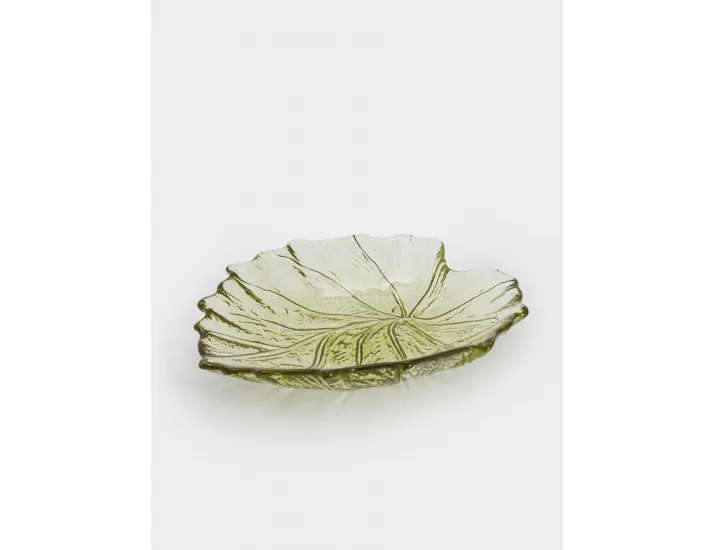 Блюдо 16х14 см зеленое Лист Anna Lafarg Autumn forest