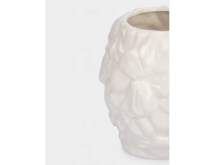 Ваза для цветов 20 см керамика молочная Цветы Anna Lafarg Blossom