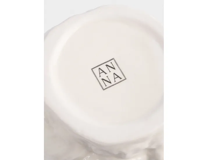 Ваза для цветов 20 см керамика молочная Цветы Anna Lafarg Blossom