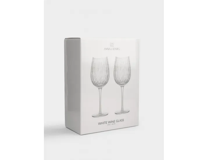 Бокал для белого вина 400 мл 2 шт Anna Lafarg Violin