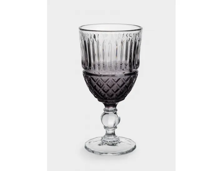 Бокал-кубок для вина 260 мл серый градиент Anna Lafarg Poem