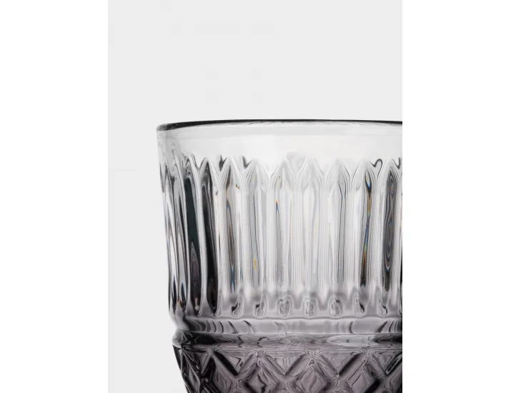 Бокал-кубок для вина 260 мл серый градиент Anna Lafarg Poem