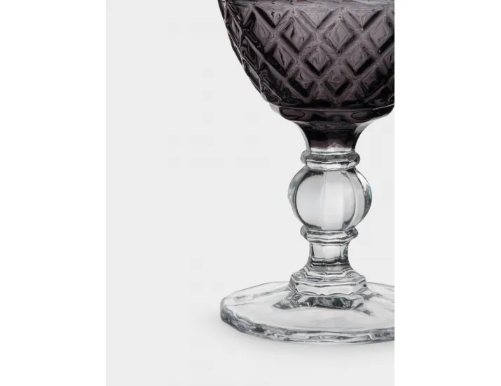 Бокал-кубок для вина 260 мл серый градиент Anna Lafarg Poem