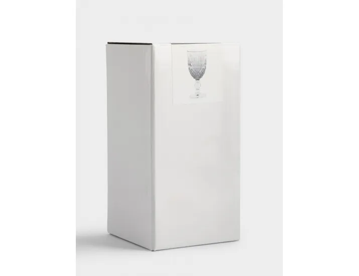 Бокал-кубок для вина 260 мл серый градиент Anna Lafarg Poem