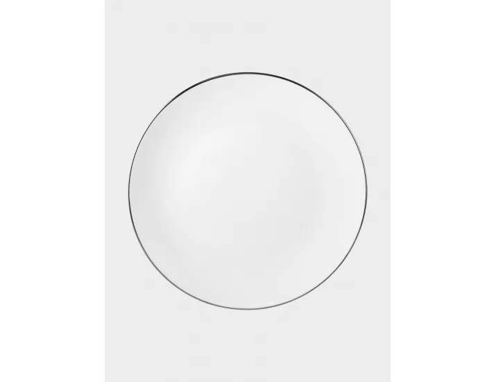 Сервиз обеденный 4 персон 12 предметов белый с серебристым кантом Maxwell & Williams White Platinum