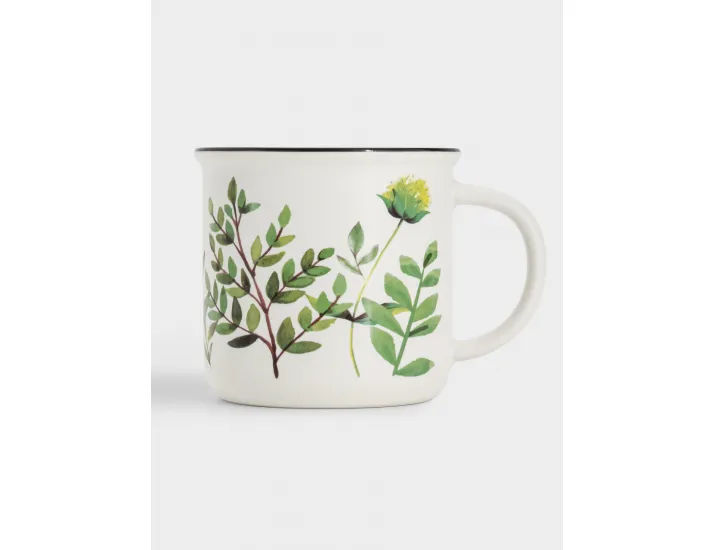 Кружка 400 мл белая Летний луг Anna Lafarg Herbarium