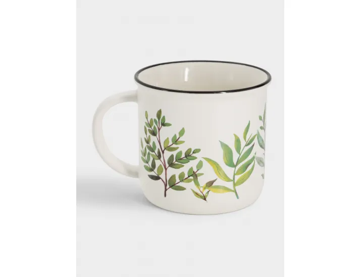 Кружка 400 мл белая Летний луг Anna Lafarg Herbarium