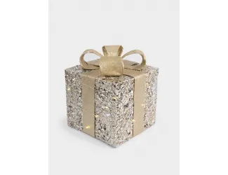 Статуэтка с подсветкой, 20 см, полиэстер/металл, шампань, Подарок, Celebration