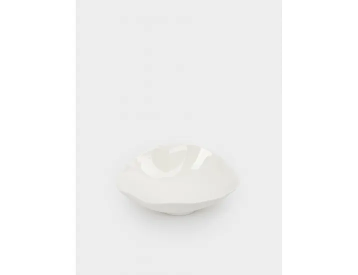 Салатник 22х18х7 см 500 мл белый Волнистый край Anna Lafarg White ocean