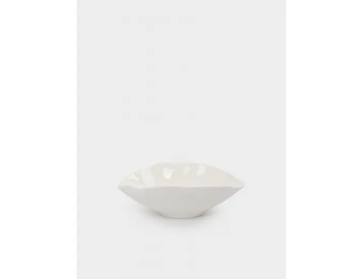 Салатник 22х18х7 см 500 мл белый Волнистый край Anna Lafarg White ocean