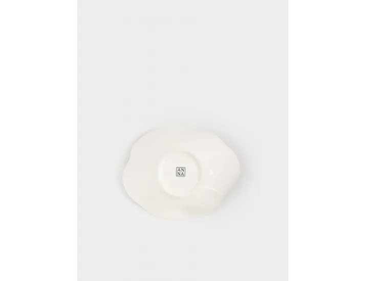 Салатник 22х18х7 см 500 мл белый Волнистый край Anna Lafarg White ocean