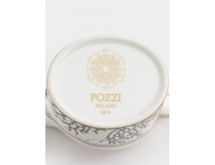 Молочник 250 мл белый Кораллы Pozzi Milano Corallo