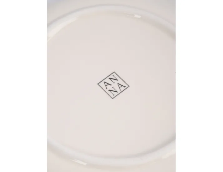 Блюдо 24 см молочное Бабочки Anna Lafarg Butterfly