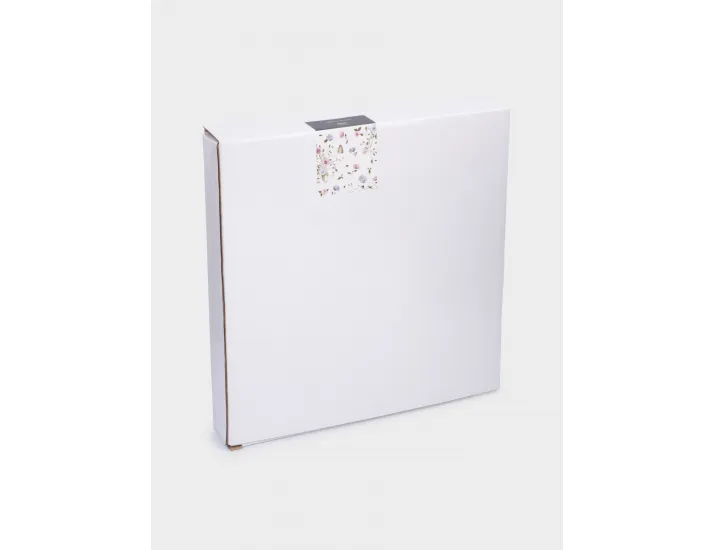 Блюдо 24 см молочное Бабочки Anna Lafarg Butterfly