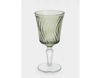 Бокал-кубок для вина, 270 мл, стекло Р, зеленый, Guitar
