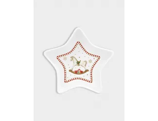 Салатник, 15х5 см, 250 мл, фарфор P, белый, Новогодняя гирлянда, Magie de Noel