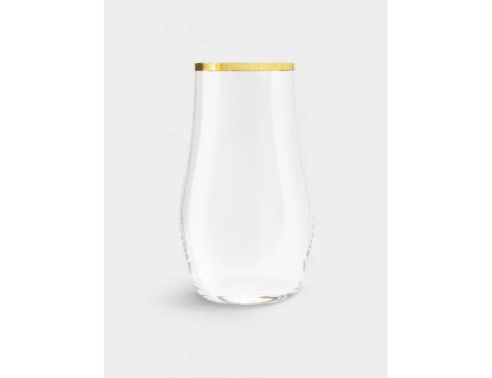 Набор стаканов для воды 6 предметов 500 мл серебристый кант Same Sabina Gold