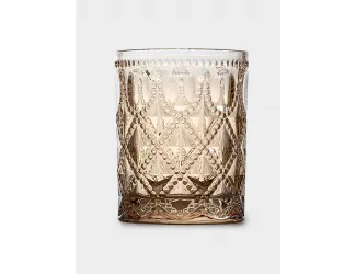 Стакан для воды, 300 мл, 4 шт, стекло P, янтарный, Dubai