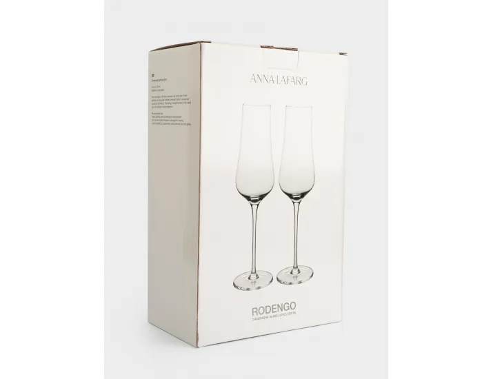 Бокал для шампанского 250 мл 2 шт Anna Lafarg Rodengo