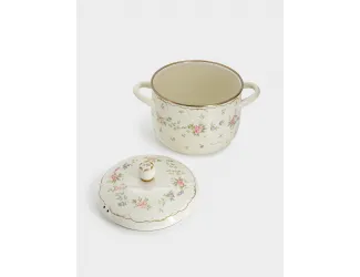 Кастрюля, 3,8 л, 20 см, эмалированная, Воспоминание