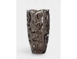 Ваза для цветов, 29 см, стекло Р, коричневая, Узоры, Galaxy