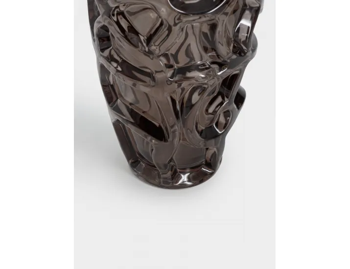 Ваза для цветов 29 см коричневая Узоры Anna Lafarg Galaxy