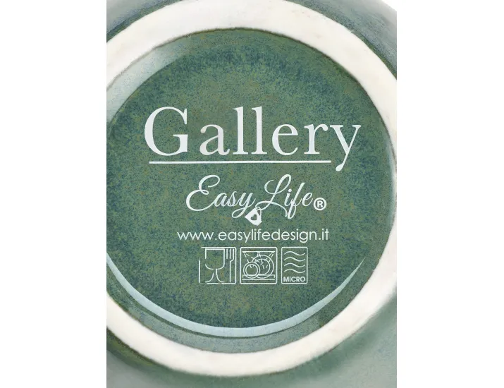 Молочник 230 мл зеленый Полосы Easy Life Gallery