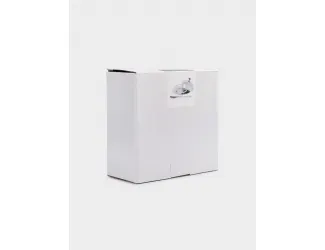 Икорница, 14х7 см, с ножом, стекло/сталь, круглая, Brittany