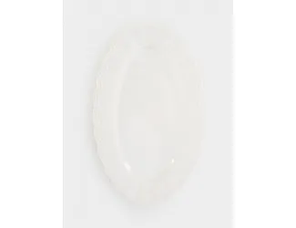 Блюдо, 36x23 см, овальное, белое, Elite