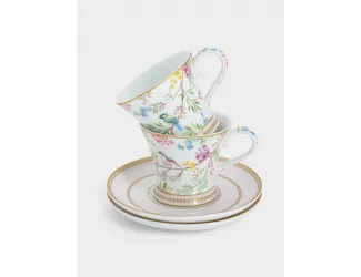 Набор чайный, 2 перс, 4 пр, Пение птиц