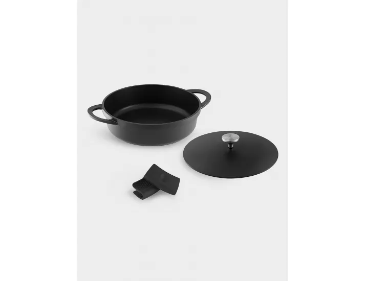 Сотейник 28 см 4.0 л с крышкой с покрытием чёрный Maxwell & Williams Agile