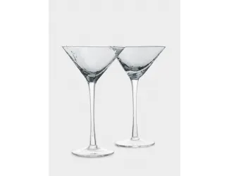 Бокал для мартини, 150 мл, 2 шт, стекло, серый, Nocturne