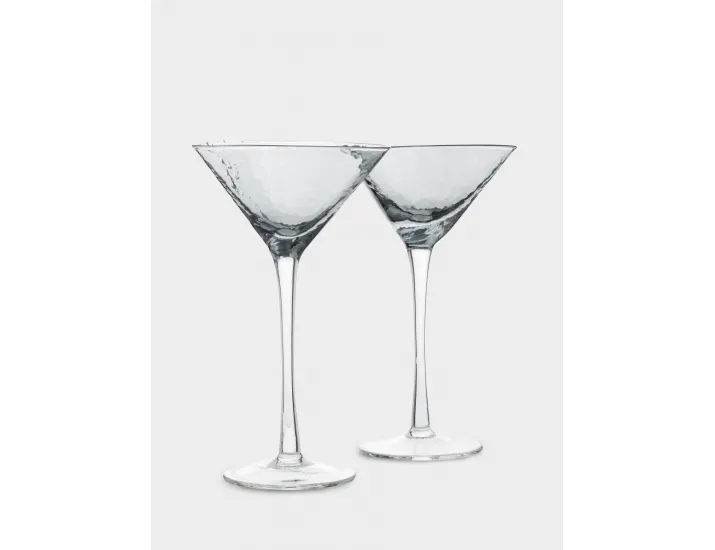 Бокал для мартини 150 мл 2 шт серый Anna Lafarg Nocturne
