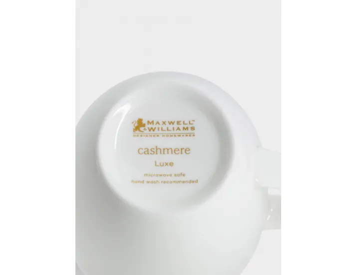 Кружка 400 мл белая с золотистым кантом Maxwell & Williams Cashmere Luxe