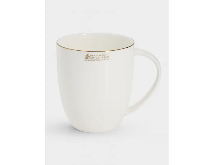 Кружка 400 мл белая с золотистым кантом Maxwell & Williams Cashmere Luxe