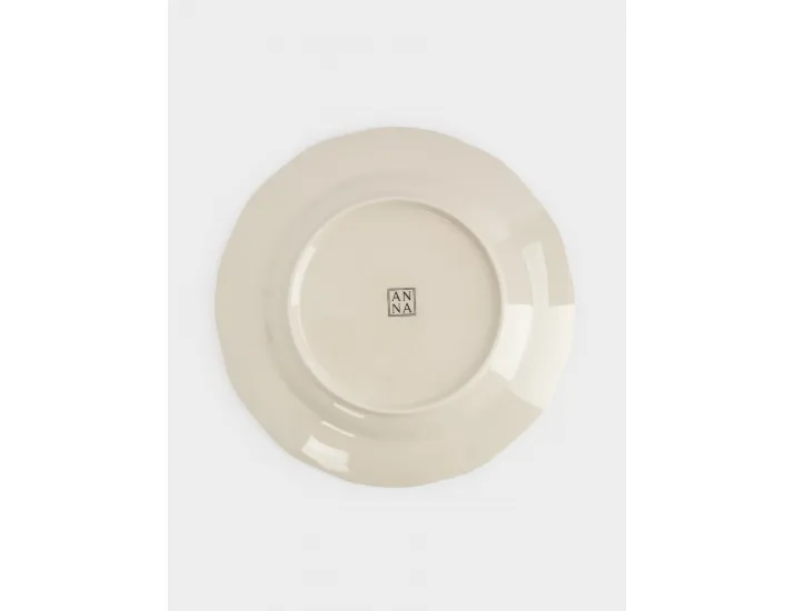 Тарелка закусочная 21 см молочная Anna Lafarg Rustic