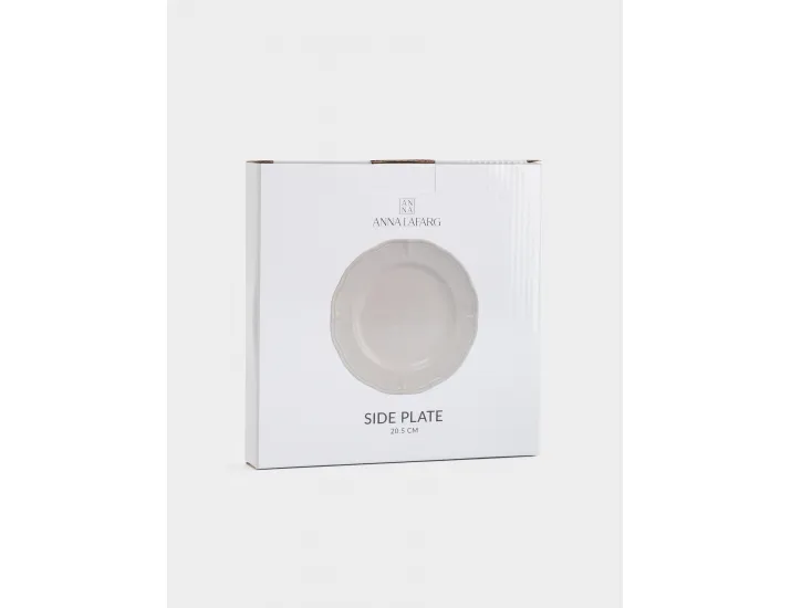 Тарелка закусочная 21 см молочная Anna Lafarg Rustic