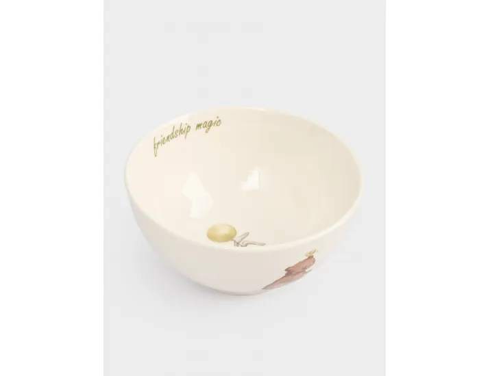 Набор посуды детский 1 персона 3 предмета белый Мишка и зайчик Anna Lafarg Friendship