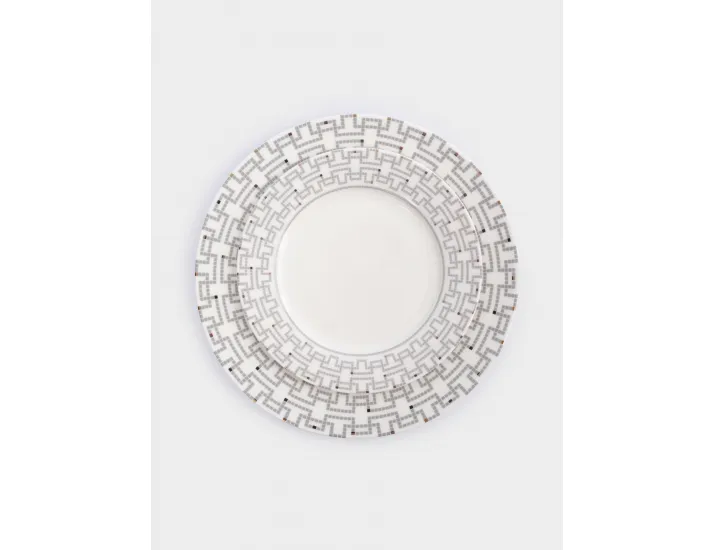 Сервиз обеденный 6 персон 18 предметов белый Орнамент Anna Lafarg Greco