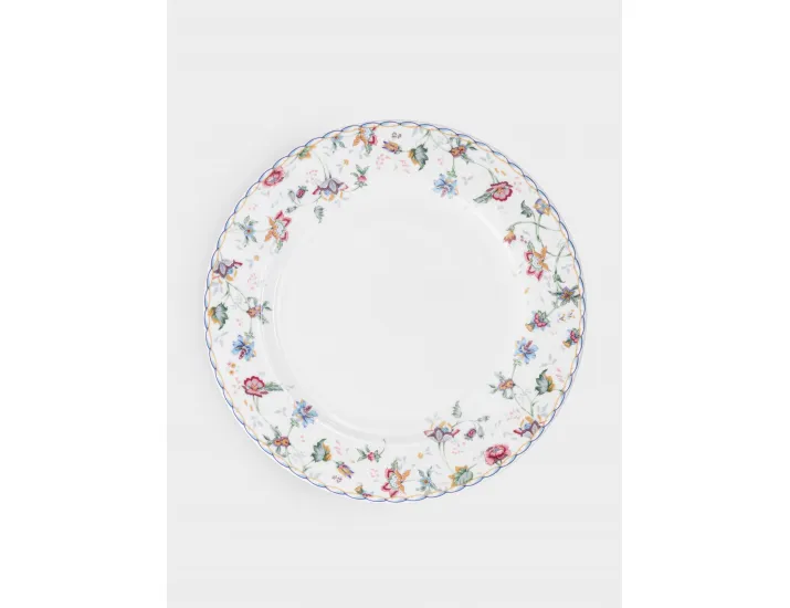 Сервиз обеденный 6 персон 21 предмет белый Цветы Anna Lafarg Букингем