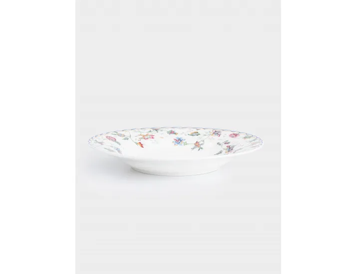 Сервиз обеденный 6 персон 21 предмет белый Цветы Anna Lafarg Букингем