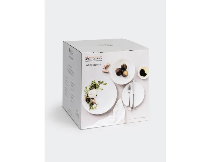 Сервиз обеденный 6 персон 18 предметов белый Maxwell & Williams White Basics