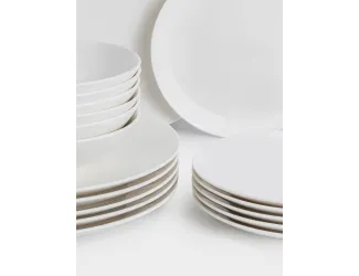 Сервиз обеденный 6 персон 18 предметов белый Maxwell & Williams White Basics