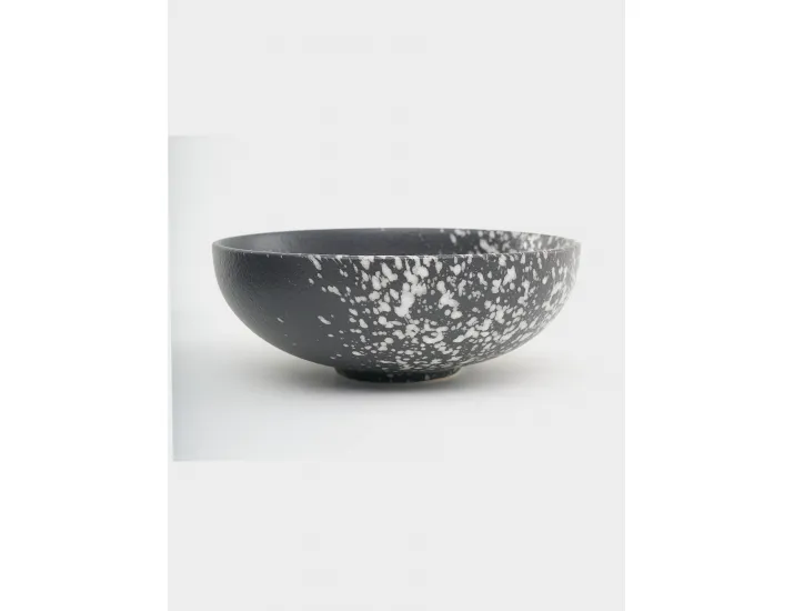 Салатник 15,5х6 см 500 мл черный в белую крапинку Maxwell & Williams Caviar Galaxy