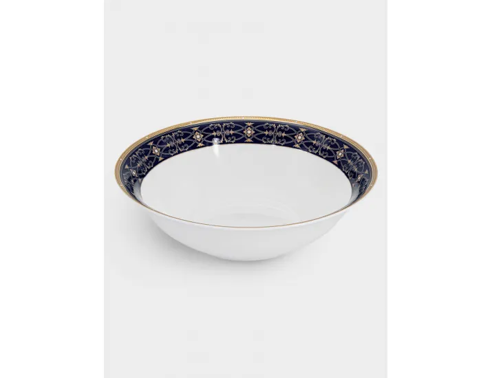 Сервиз обеденный 6 персон 27 предметов бело-синий Орнамент Anna Lafarg Ophelia