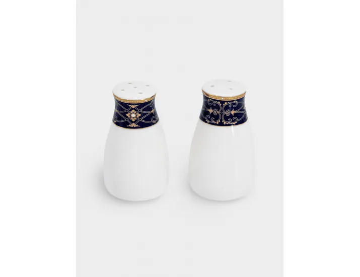 Сервиз обеденный 6 персон 27 предметов бело-синий Орнамент Anna Lafarg Ophelia