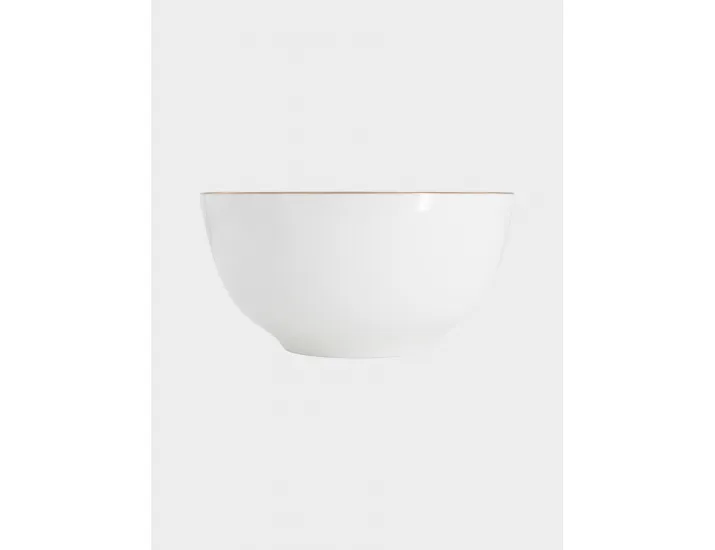 Салатник 15 см 0,65 л белый с золотистым кантом Maxwell & Williams Cashmere Luxe