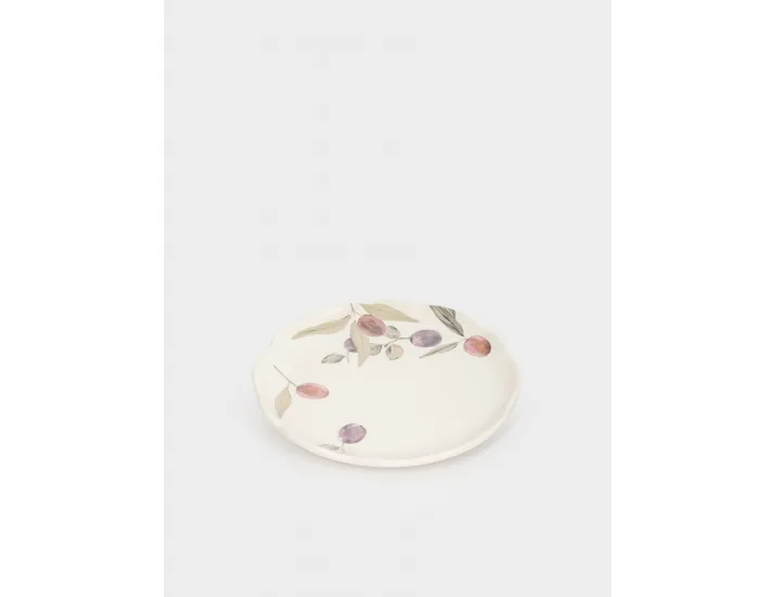 Тарелка закусочная 20 см белая Сливы Anna Lafarg Plum Orchard